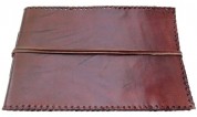 old world leather guest book