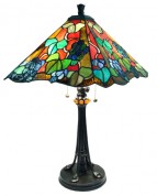 Tiffany Style Stained Glass Table Lamp HJM1621