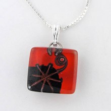Glass Pendant Charm - Joan's Star