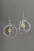 Thomas Kuhner Double Wave Earrings