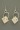 Sterling Silver Circles with Gold Filled Textured Square Mixed Metals Earrings