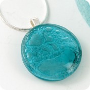 Aqua Glass Medallion