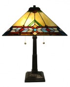 Tiffany Style Stained Glass Table Lamp HJHM1672
