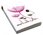 Plantable Journal with Lined Paper - Pink Dandelions