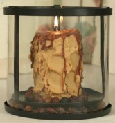 Dropped Dish Pillar Candle Holder