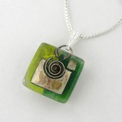 green snail charm