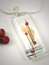 Poppy Perspectives Glass Pendant
